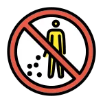 No Littering SVG Icon